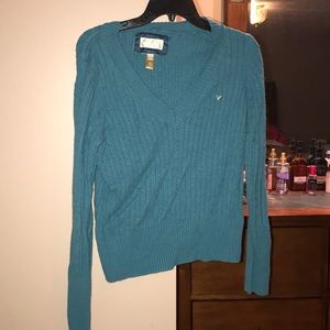 American eagle cable knit sweater